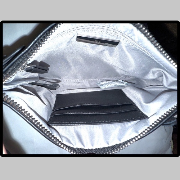 INC INTERNATIONAL CONCEPTS Black Vegan Leather Charlii Bangle Crossbody Bag NWT - Picture 8 of 13